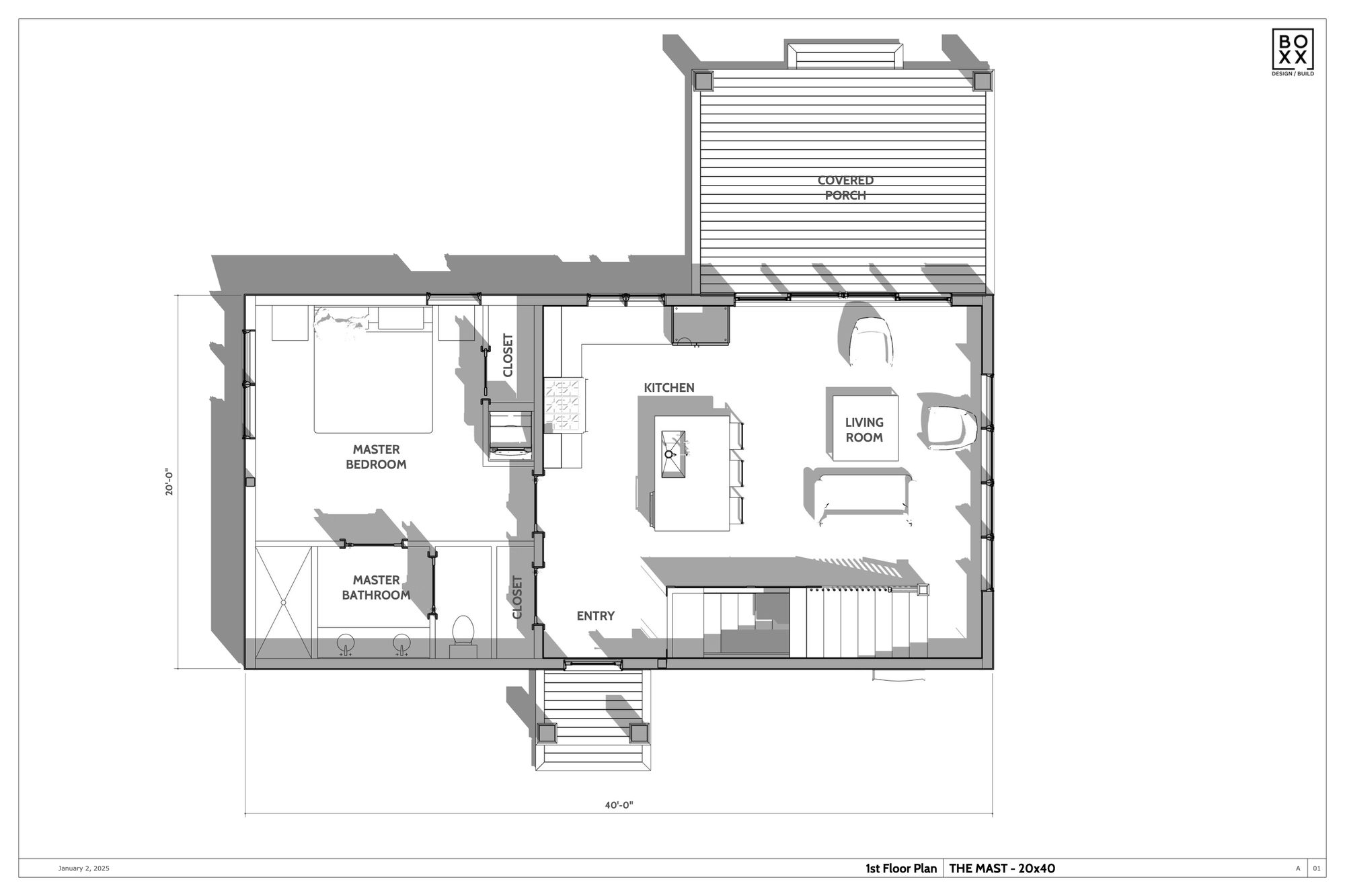 The Mast — first floor plan